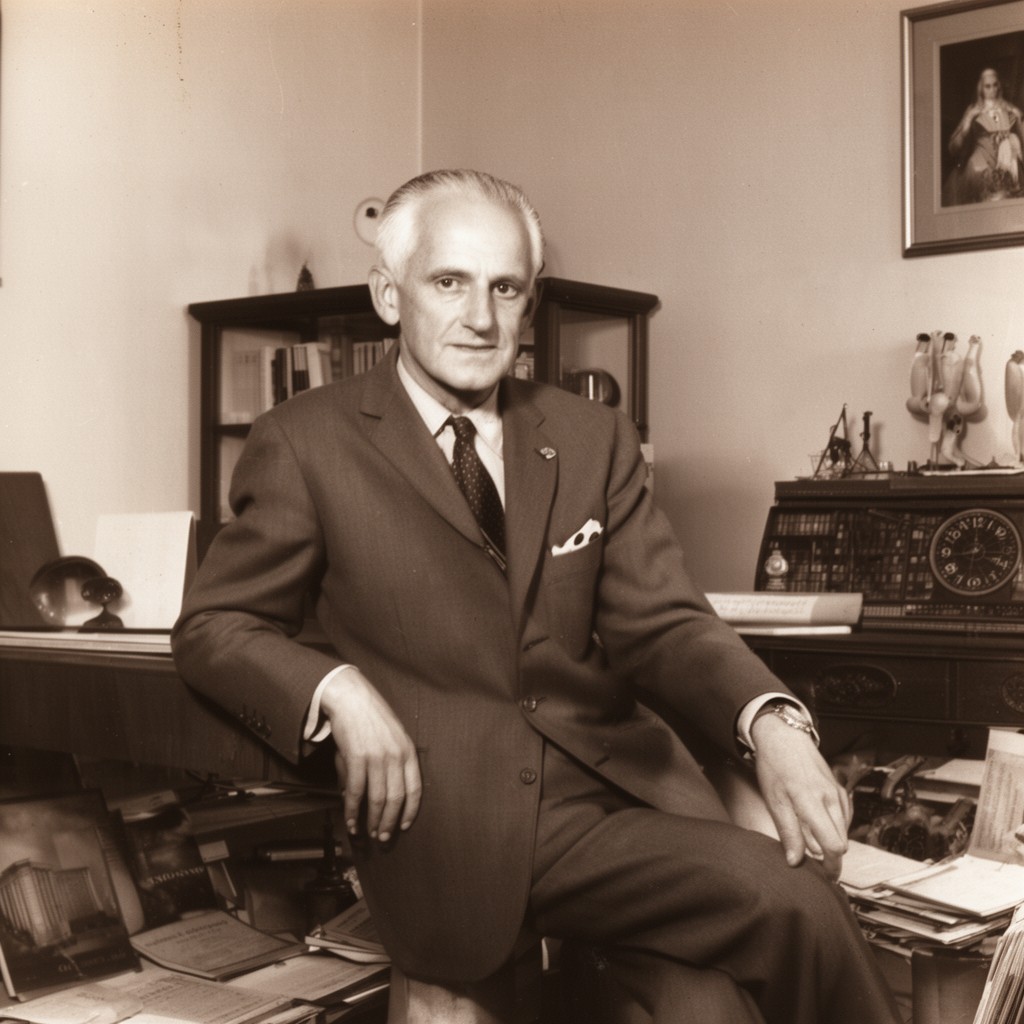 AI-generated illustration of William O. Douglas