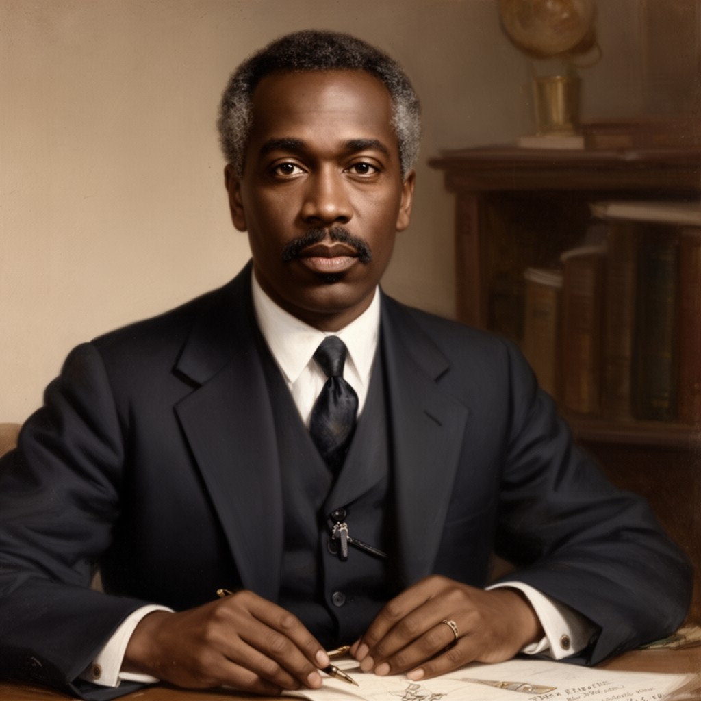 AI-generated illustration of Hiram Revels