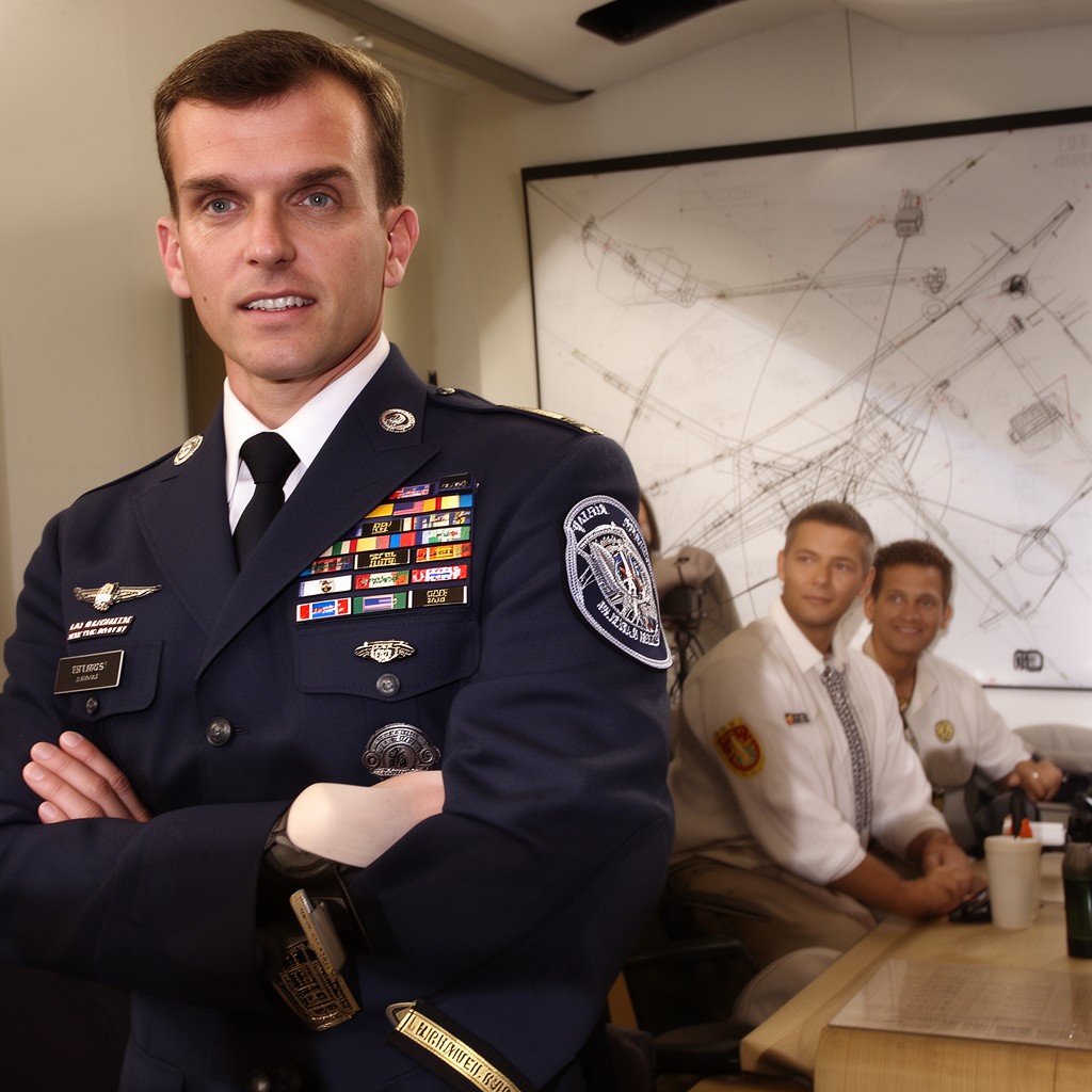 AI-generated illustration of Brigadier General Chuck Edwards
