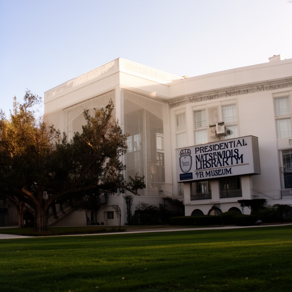 AI-generated illustration of Richard Nixon Presidential Library and Museum