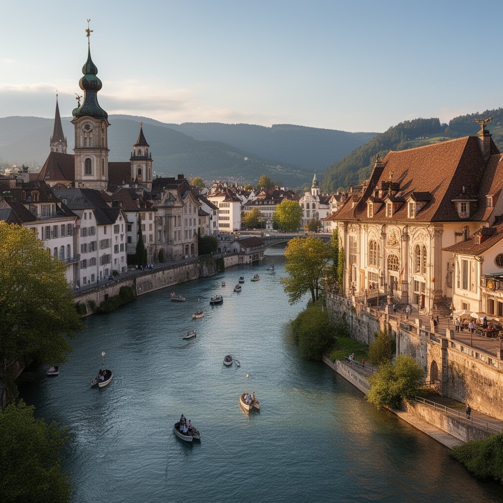 AI-generated illustration of Solothurn