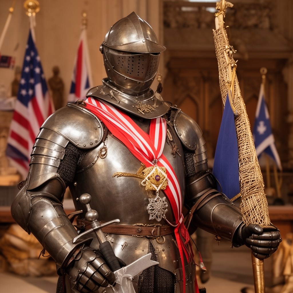 AI-generated illustration of Knight or Dame Commander