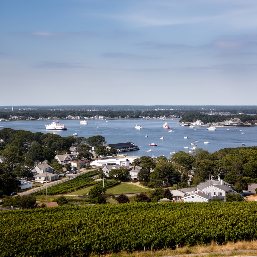 AI-generated illustration of Vineyard Sound