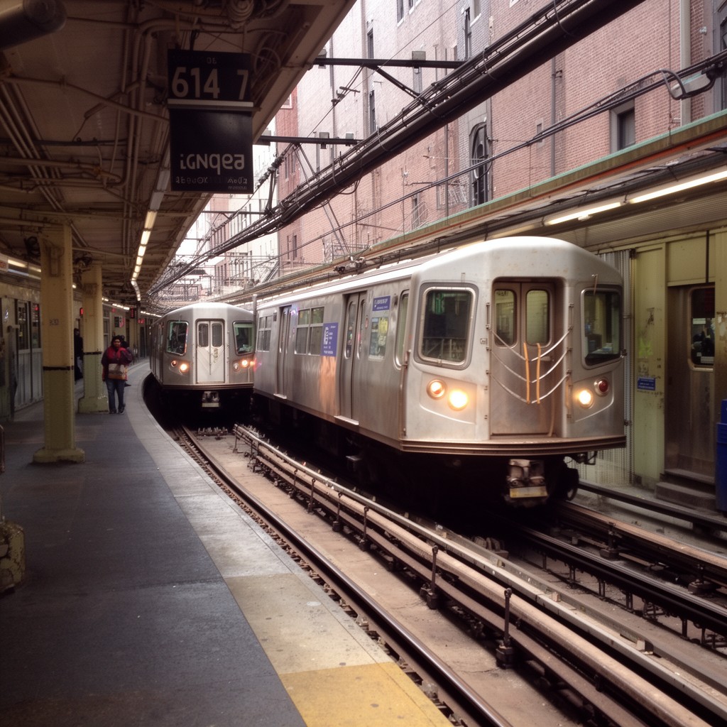 AI-generated illustration of Lenox Avenue Line