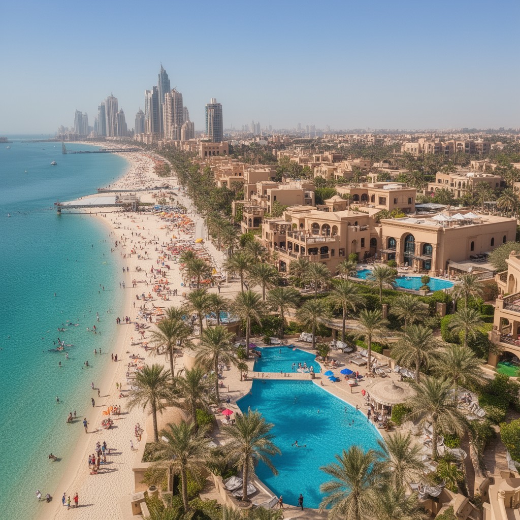 AI-generated illustration of Jumeirah