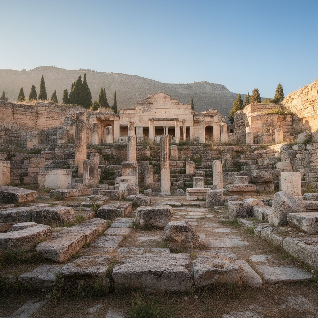AI-generated illustration of Eleusis