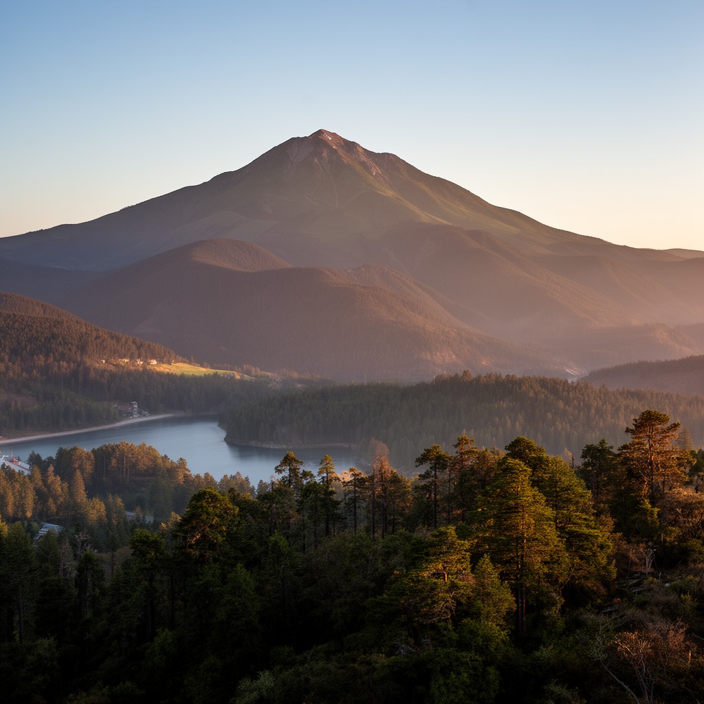 AI-generated illustration of Mount Tamalpais State Park