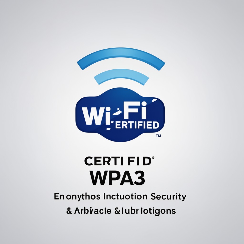 AI-generated illustration of Wi‑Fi CERTIFIED WPA3