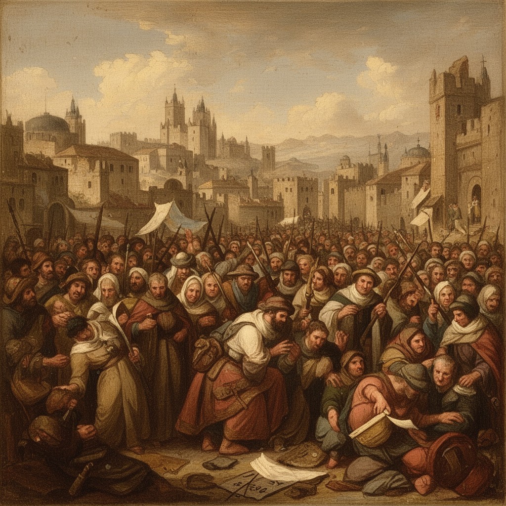 AI-generated illustration of Spanish Expulsion of 1492