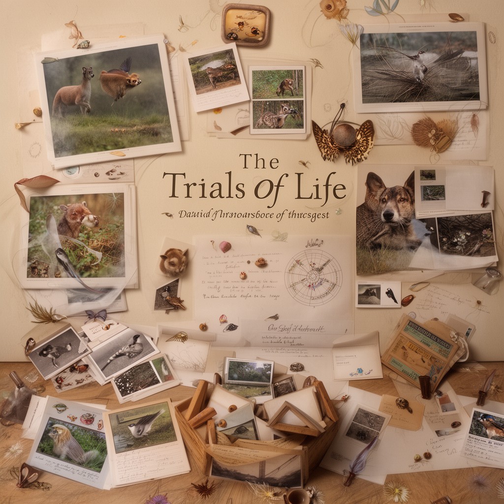 AI-generated illustration of The Trials of Life