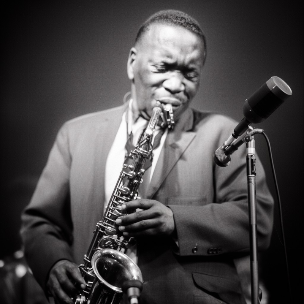 AI-generated illustration of Charlie Parker