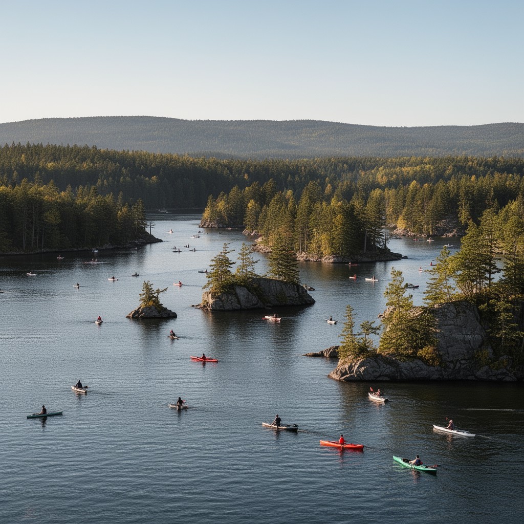 AI-generated illustration of Thousand Islands National Park