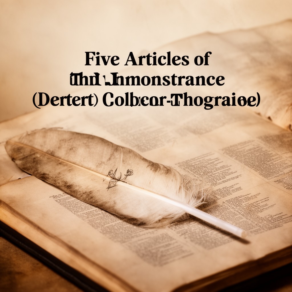 AI-generated illustration of Five Articles of the Remonstrance