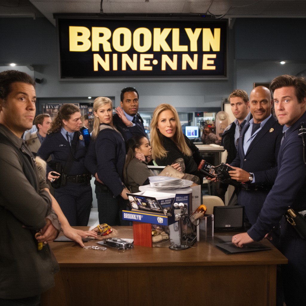 AI-generated illustration of television series "Brooklyn Nine-Nine"