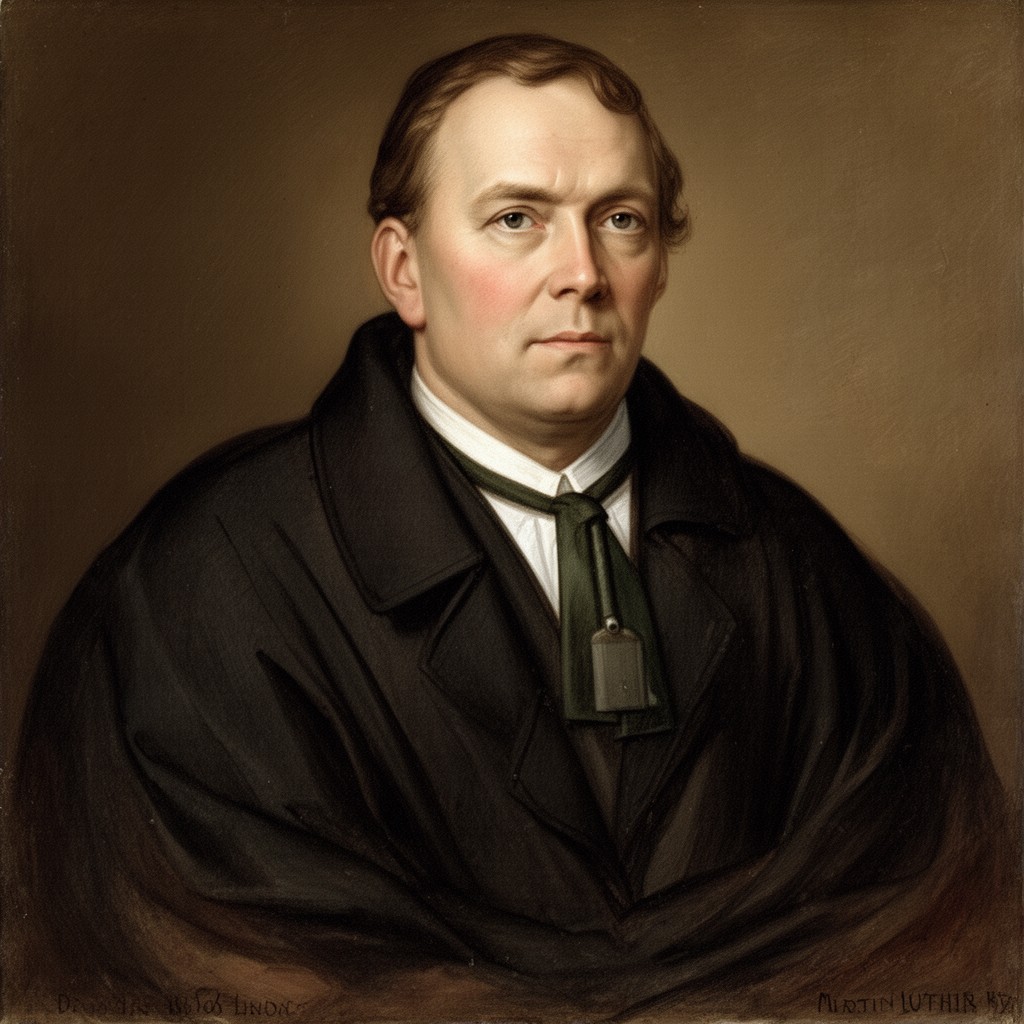 AI-generated illustration of Martin Luther (diplomat)