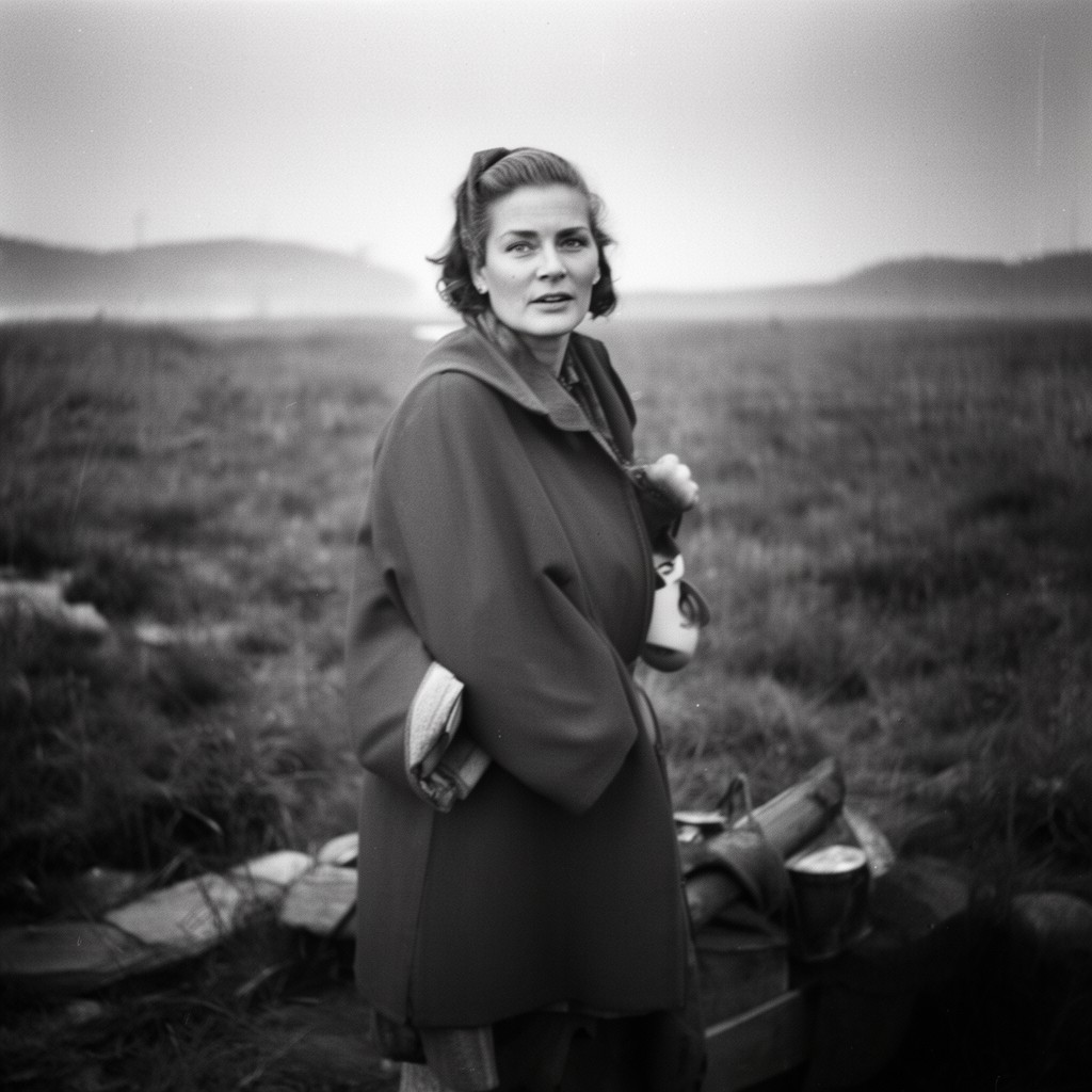 AI-generated illustration of Inge Morath
