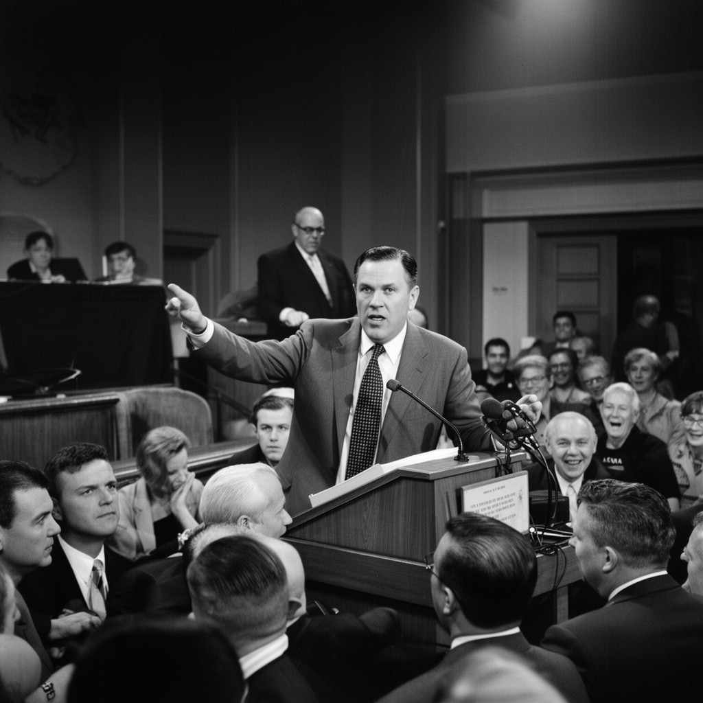 AI-generated illustration of Joseph McCarthy