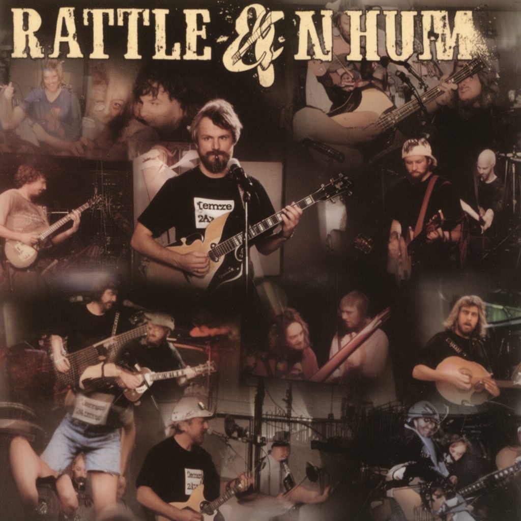 AI-generated illustration of Rattle and Hum
