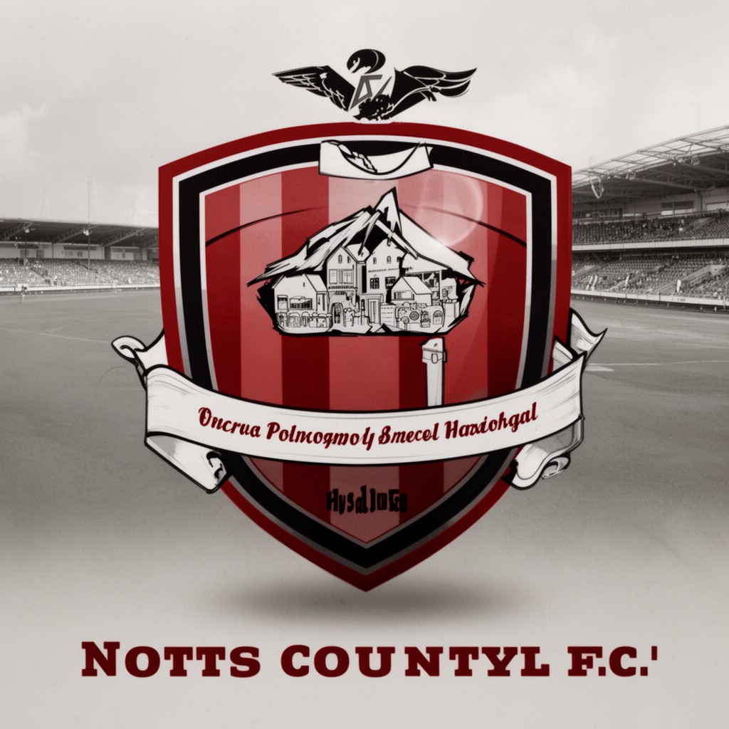 AI-generated illustration of Notts County F.C.