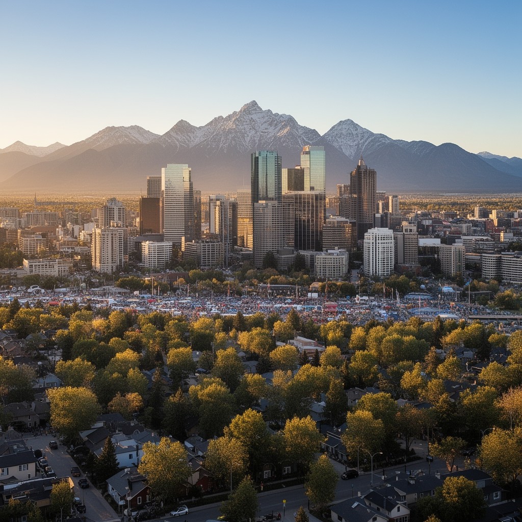 AI-generated illustration of Calgary