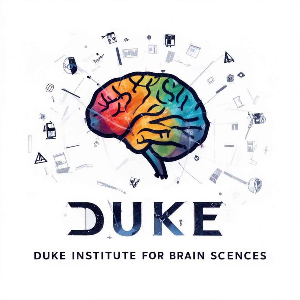 AI-generated illustration of Duke Institute for Brain Sciences