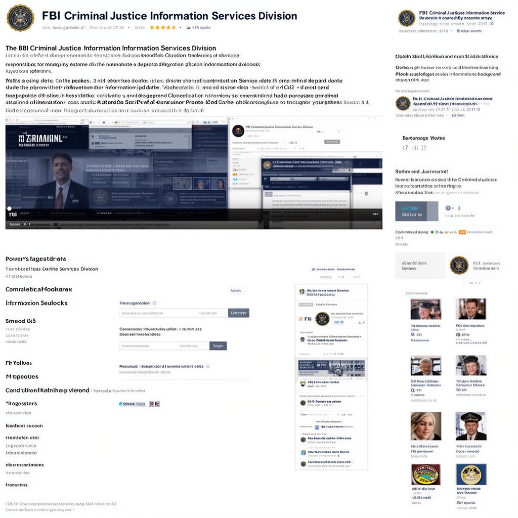 AI-generated illustration of FBI Criminal Justice Information Services Division
