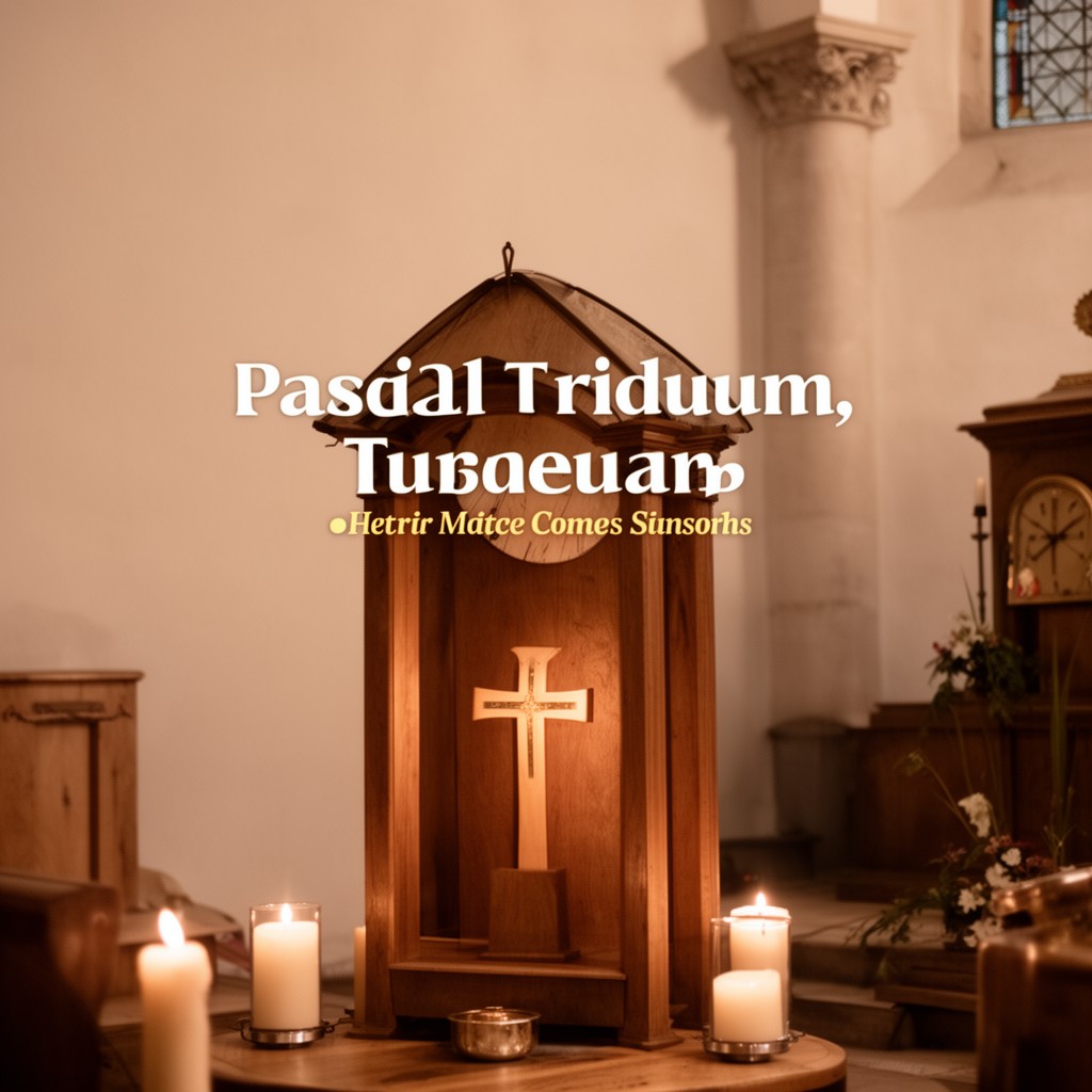 AI-generated illustration of Paschal Triduum