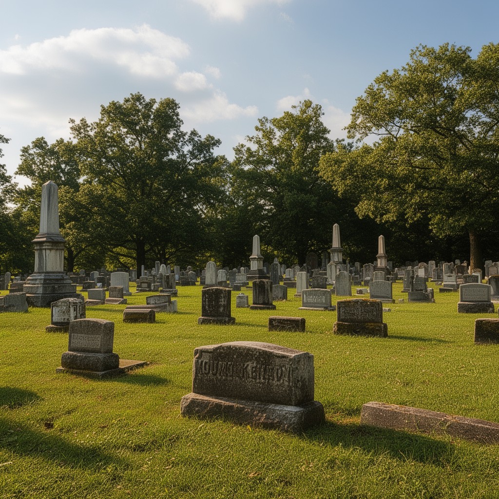 AI-generated illustration of Mount Kenton Cemetery