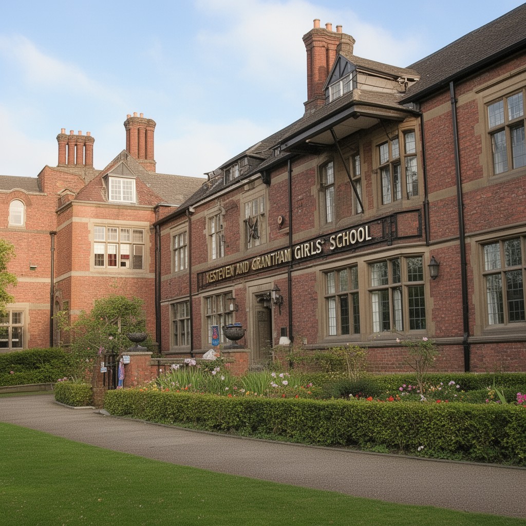 AI-generated illustration of Kesteven and Grantham Girls' School