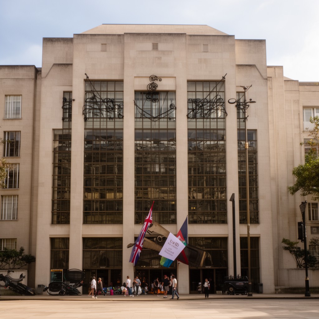 AI-generated illustration of The National Archives