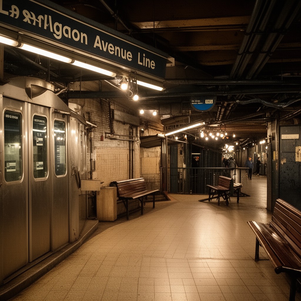 AI-generated illustration of Lexington Avenue Line