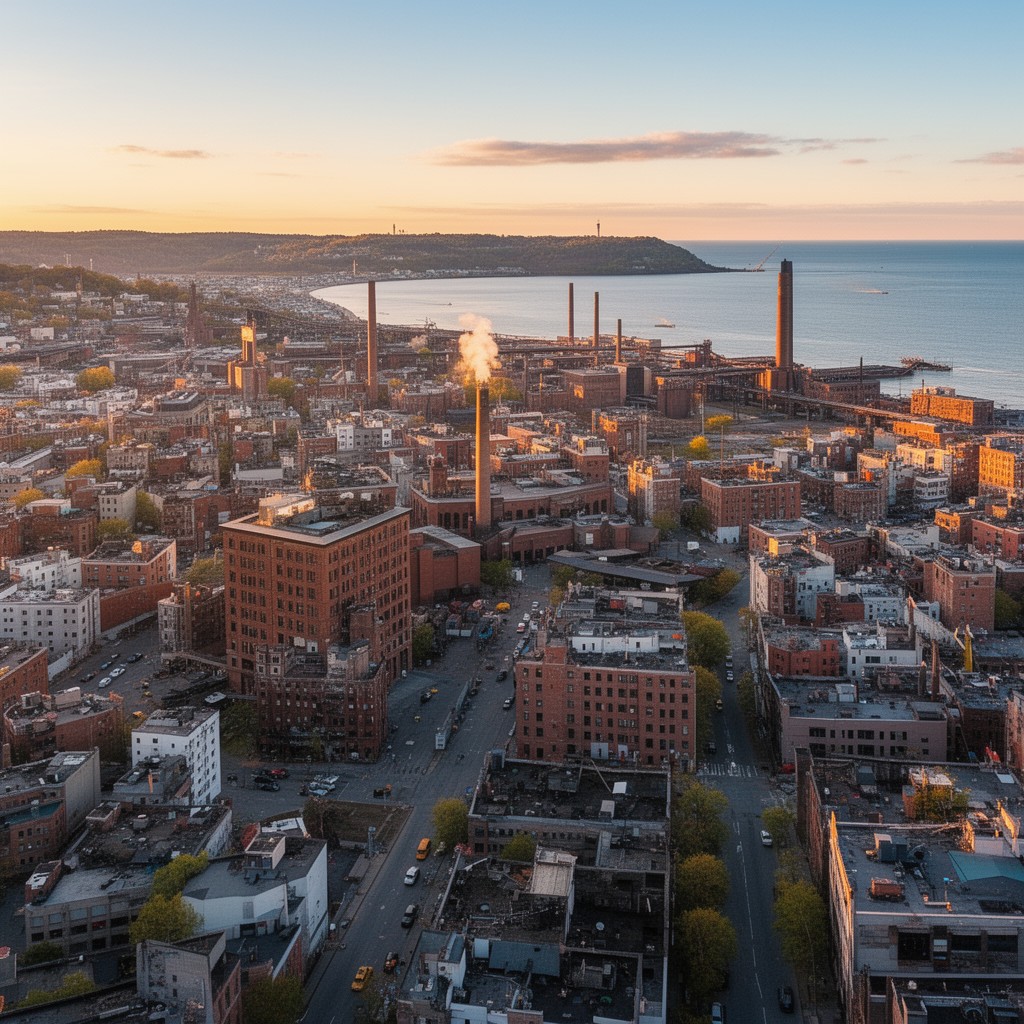 AI-generated illustration of Lynn, Massachusetts