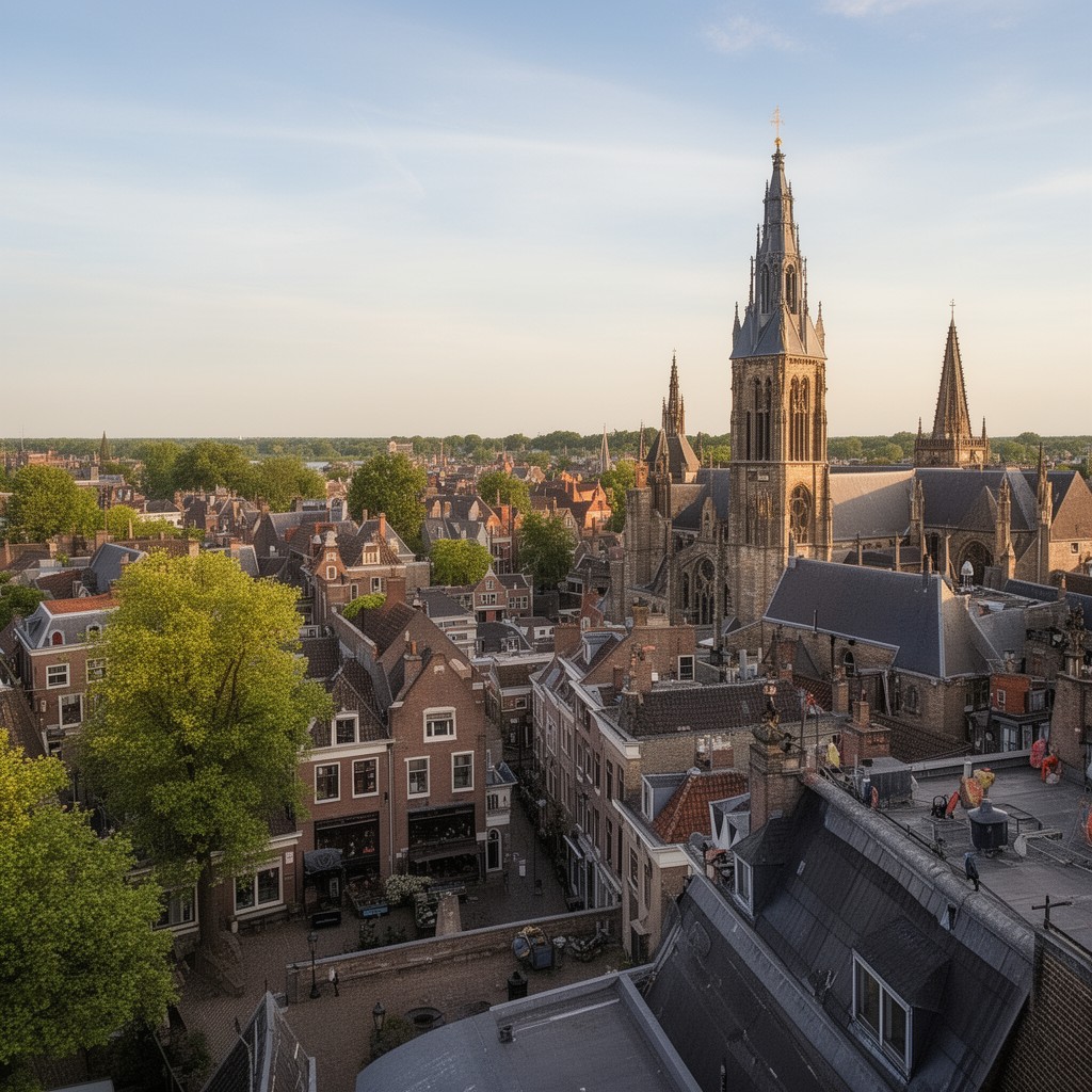 AI-generated illustration of North Brabant