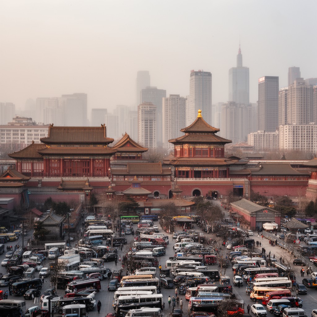 AI-generated illustration of Beijing