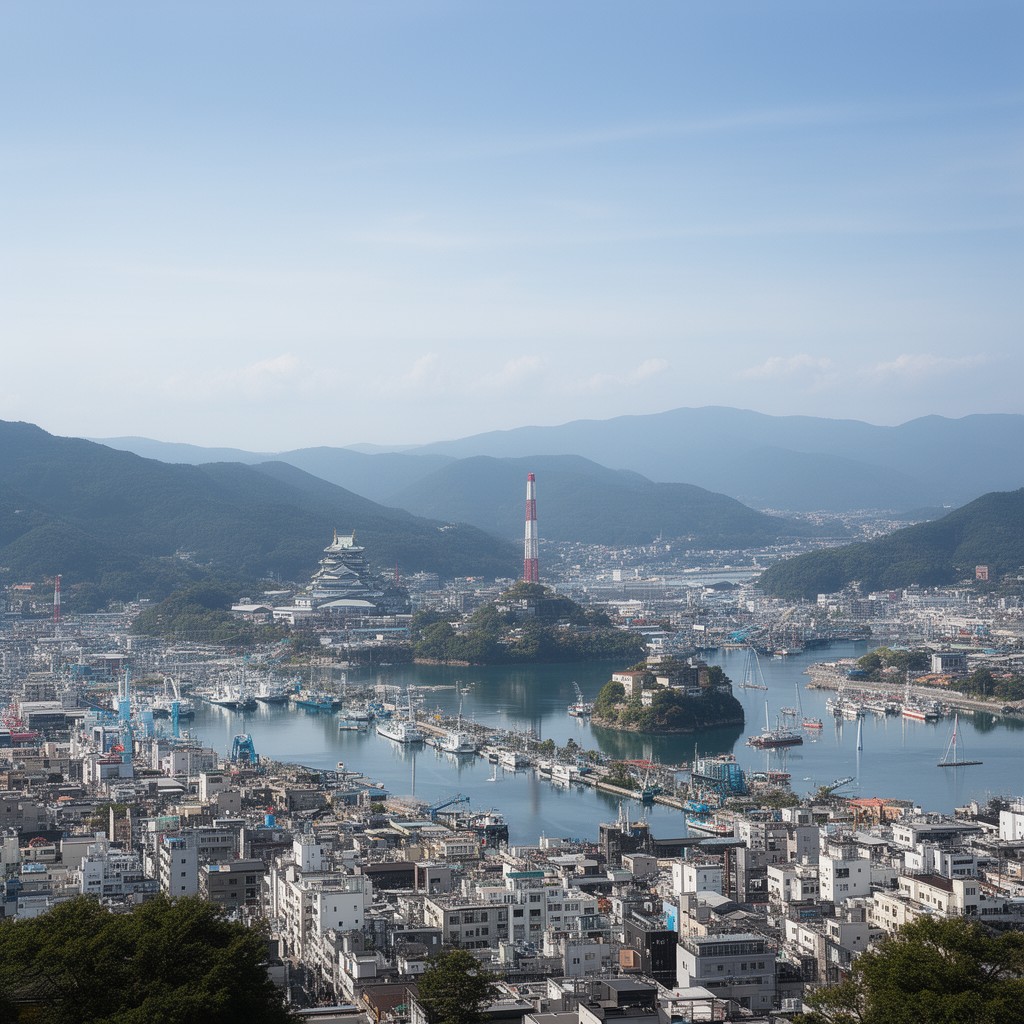 AI-generated illustration of Hyogo Prefecture