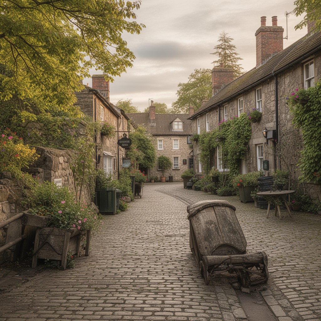 AI-generated illustration of Lexington, England