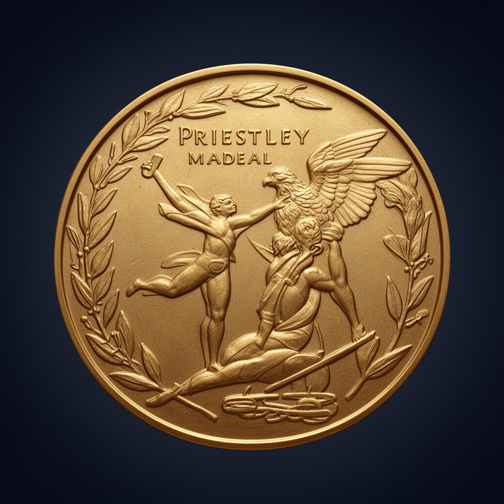AI-generated illustration of Priestley Medal