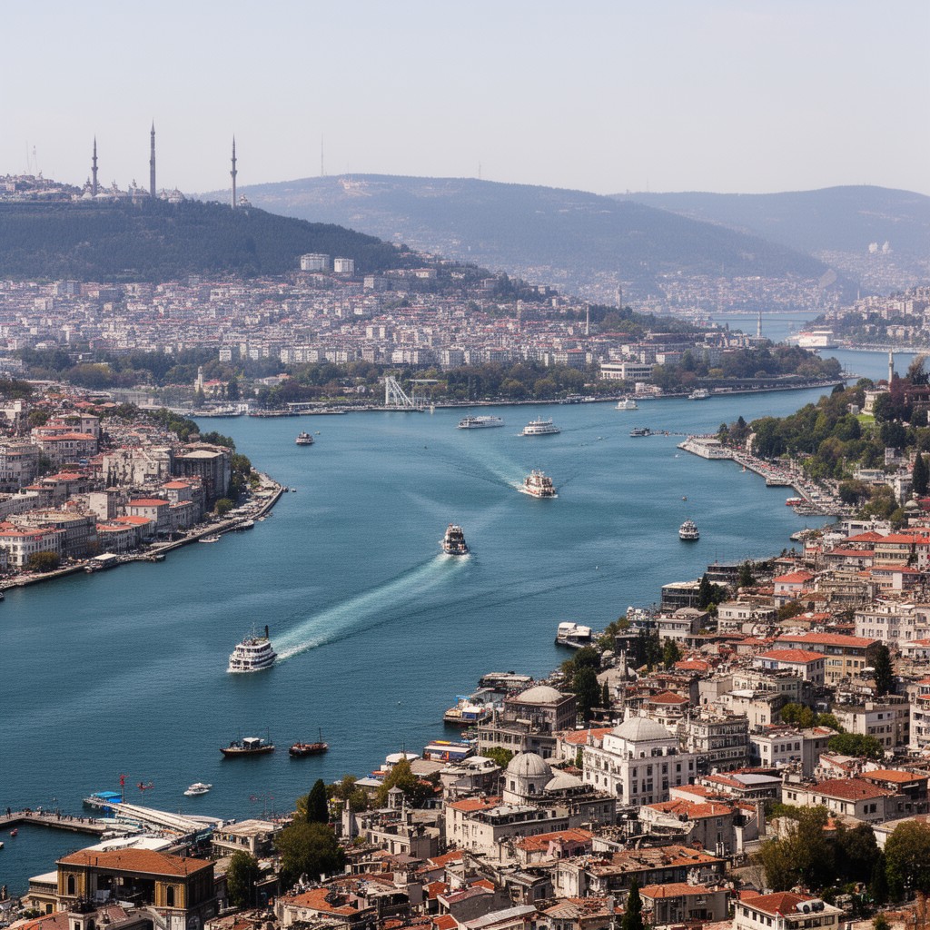 AI-generated illustration of Bosporus