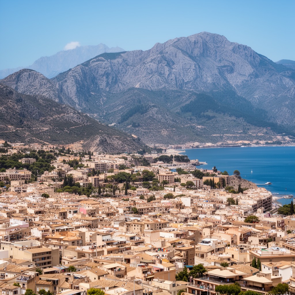 AI-generated illustration of Mallorca