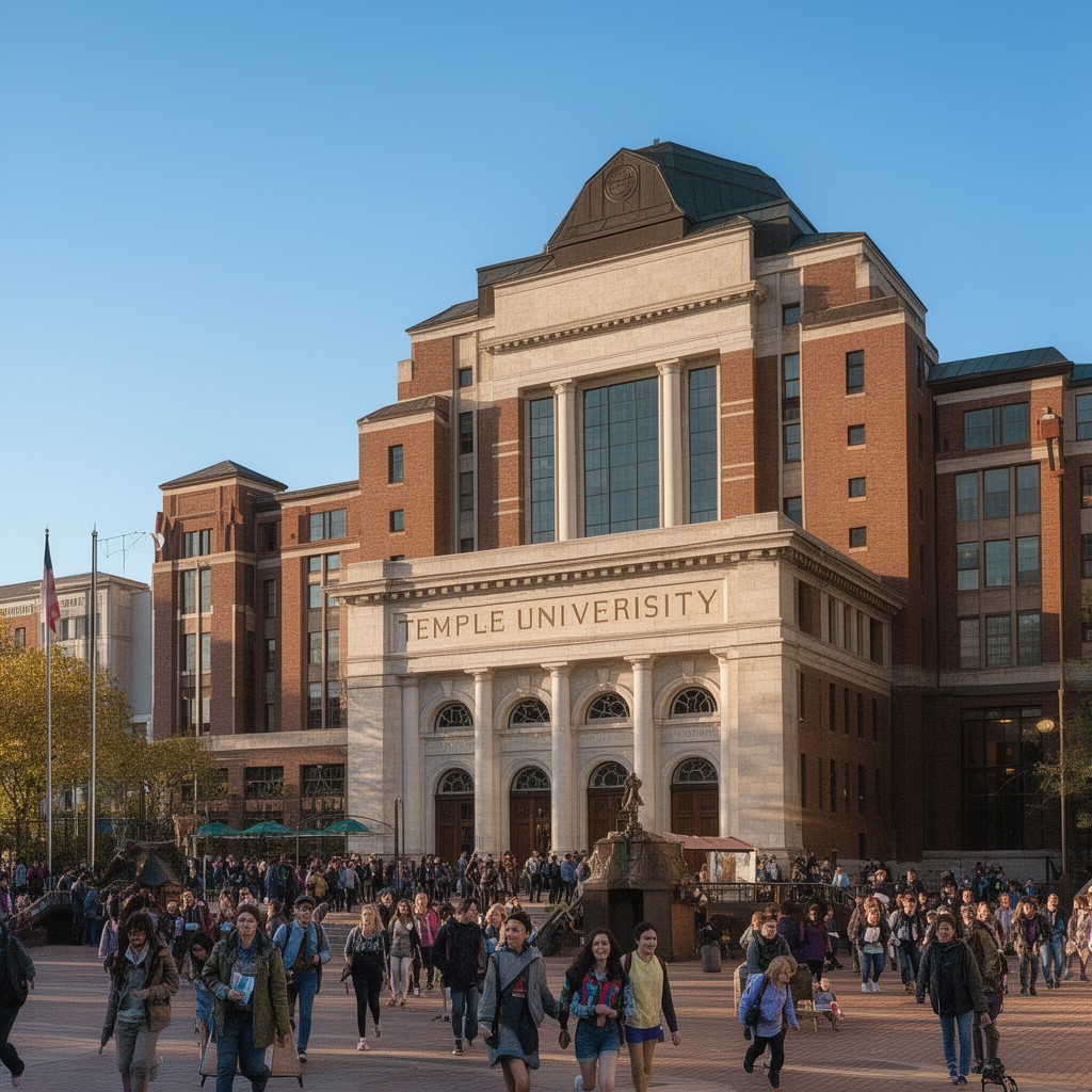 AI-generated illustration of Temple University