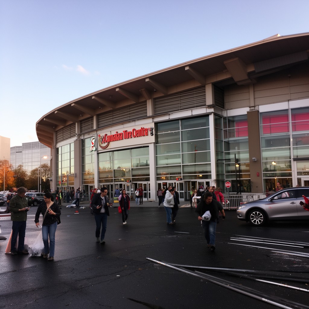 AI-generated illustration of Canadian Tire Centre