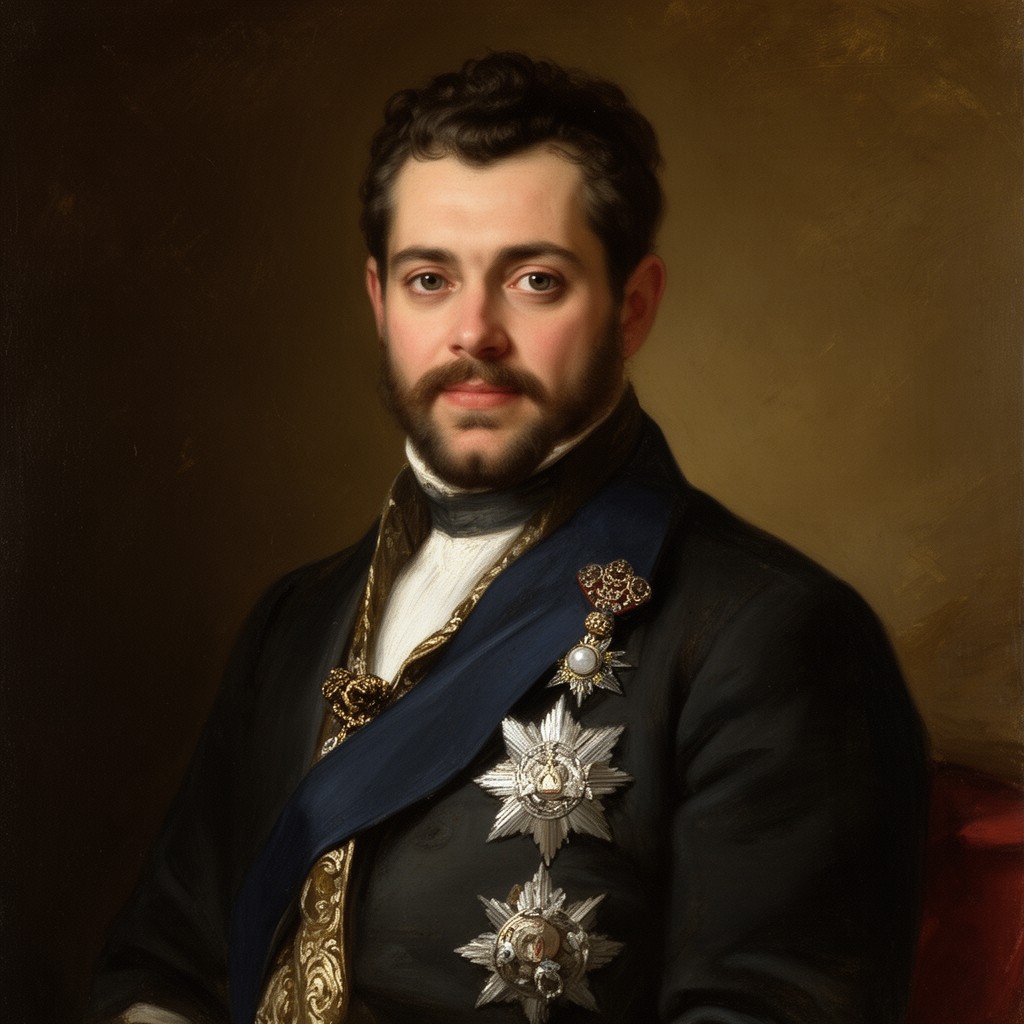 AI-generated illustration of Ferdinand VII of Spain