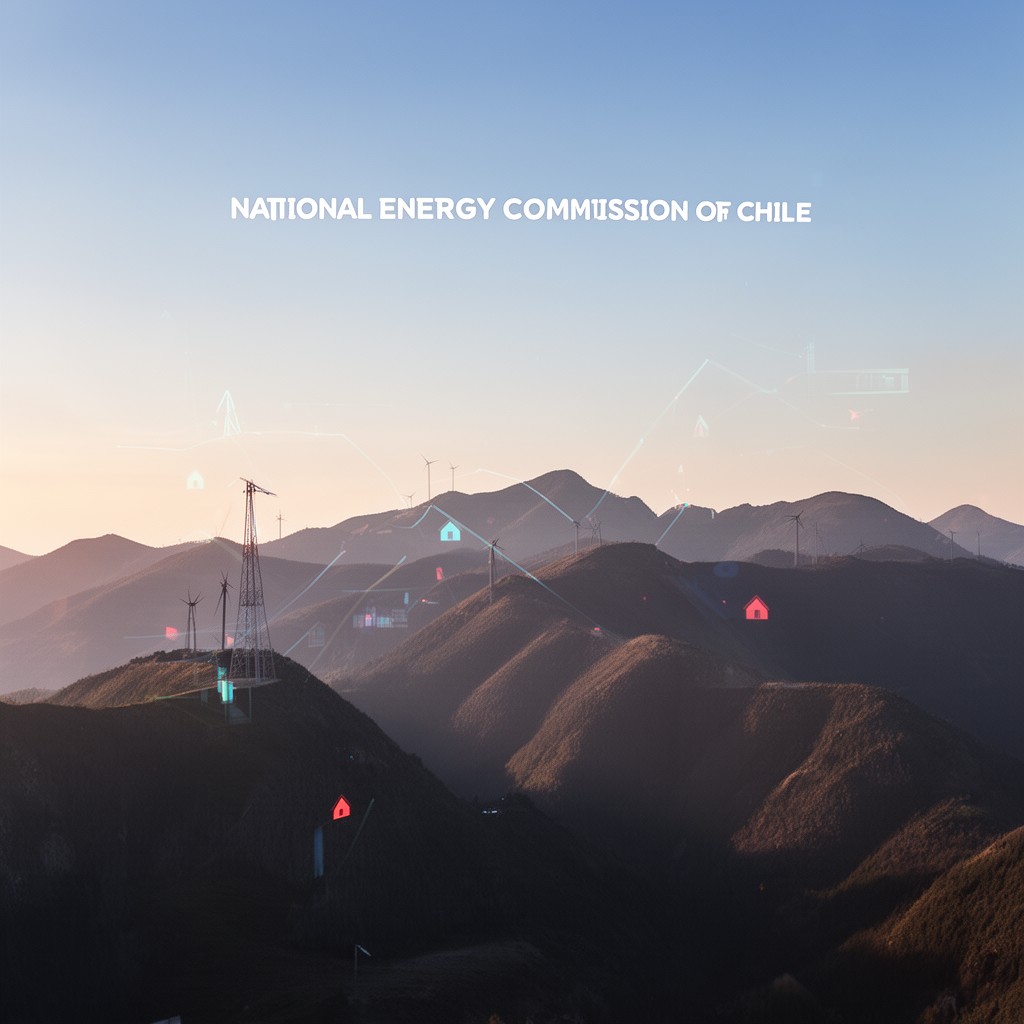 AI-generated illustration of National Energy Commission of Chile