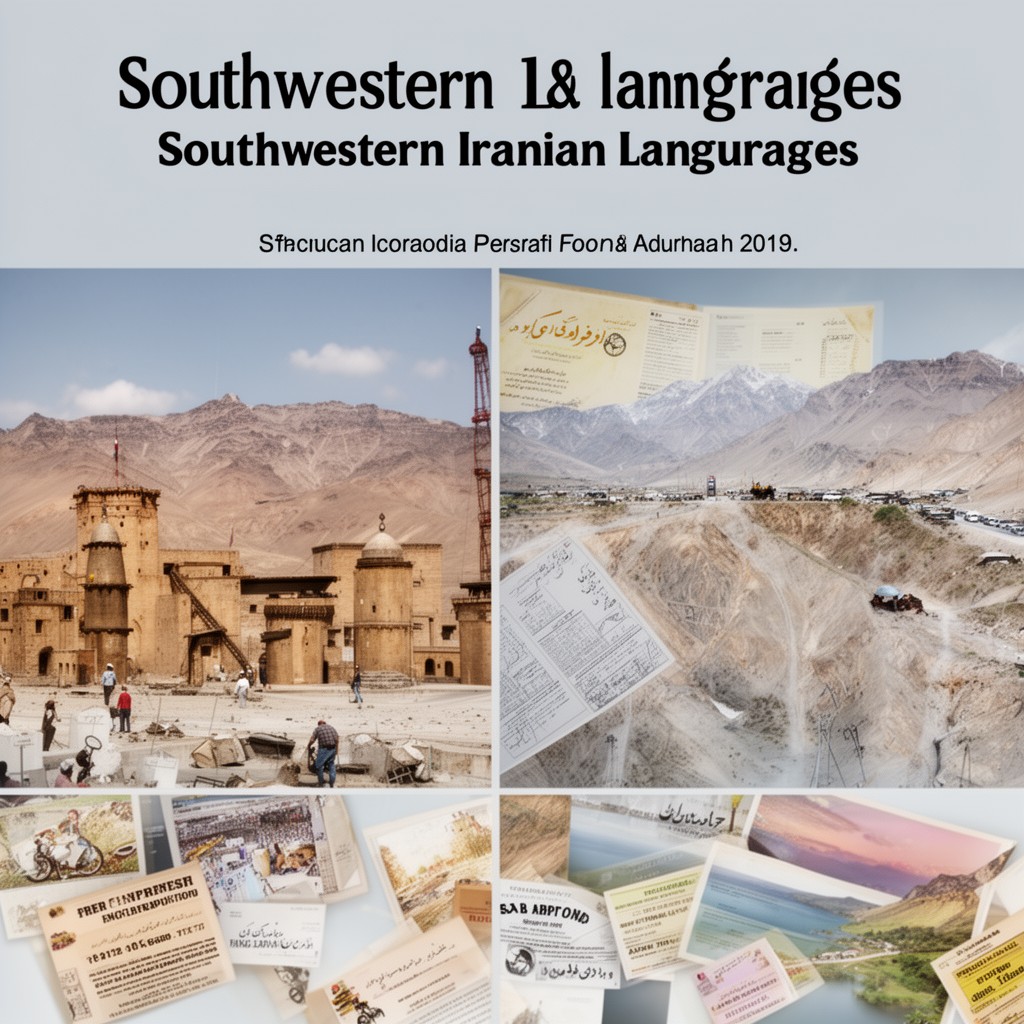 AI-generated illustration of Southwestern Iranian languages