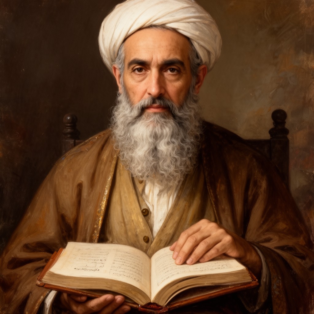 AI-generated illustration of Saadi
