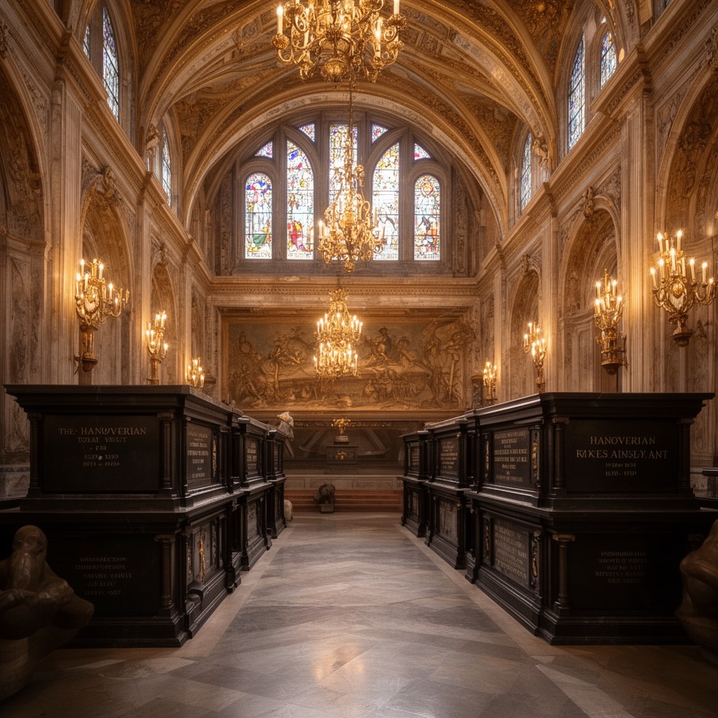 AI-generated illustration of Hanoverian royal vault