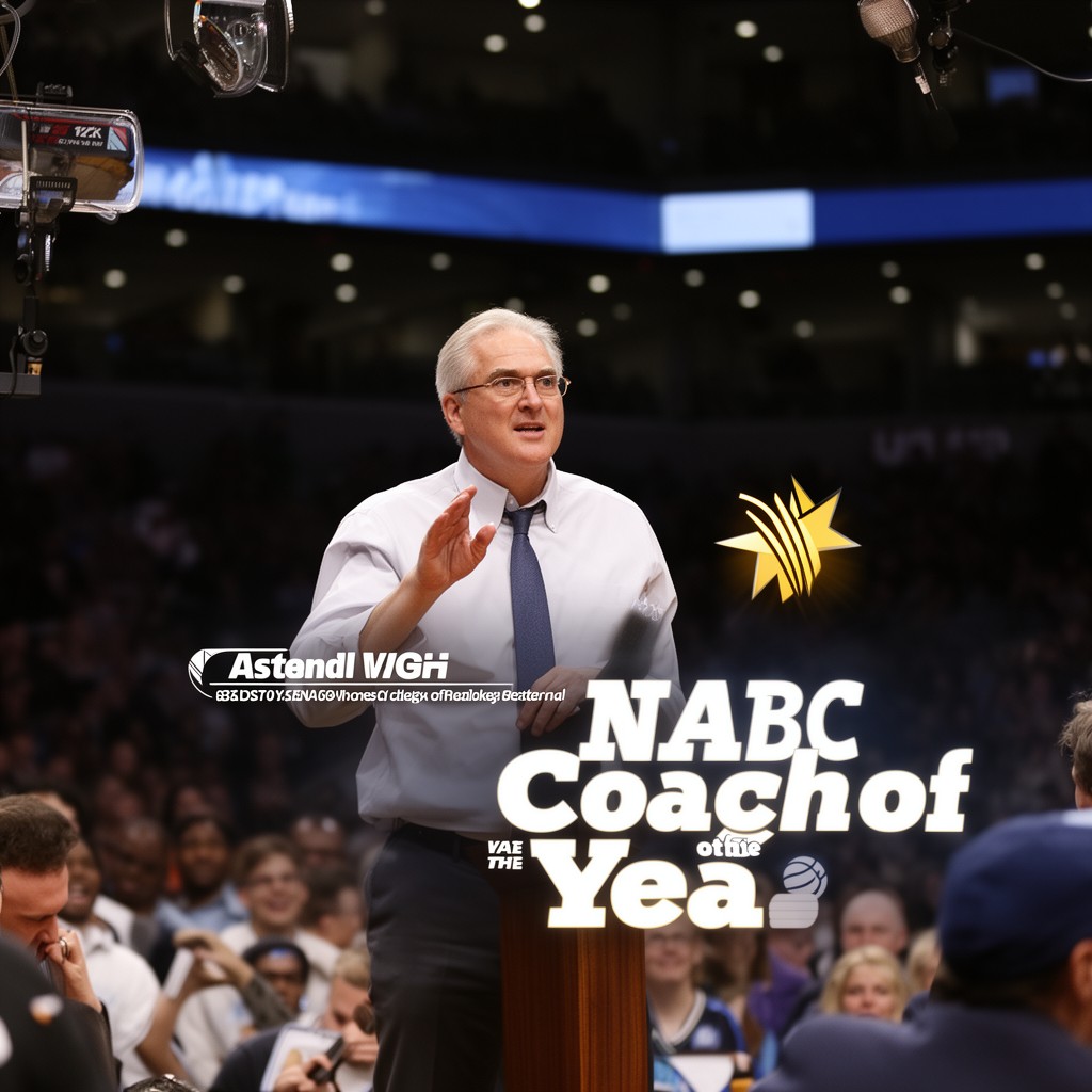AI-generated illustration of NABC Coach of the Year