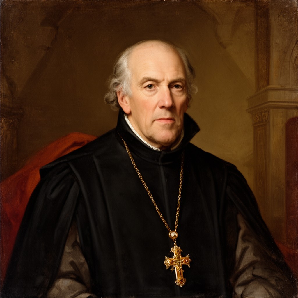 AI-generated illustration of William Laud