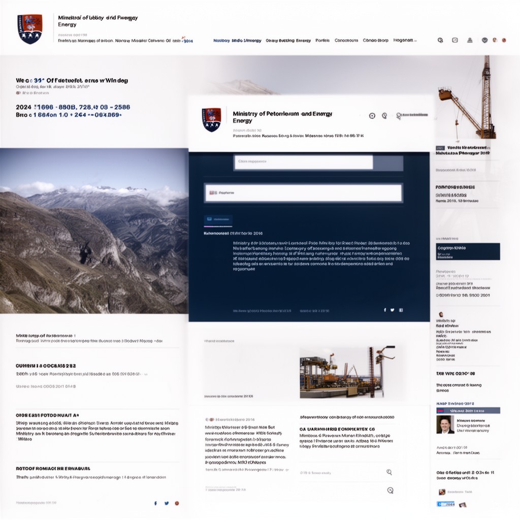 AI-generated illustration of Ministry of Petroleum and Energy (Norway)
