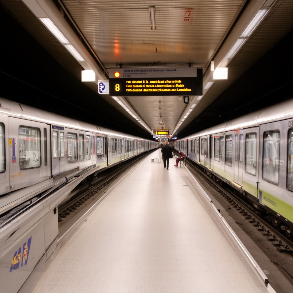AI-generated illustration of Oslo Metro